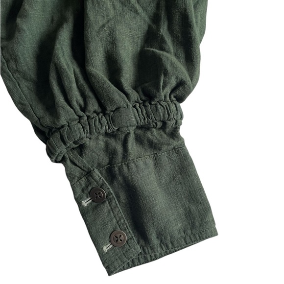 FREE PEOPLE Linen Blend Billy Saddle Jacket NEW - Picture 8 of 11